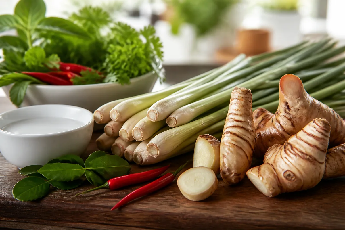 Citronnelle, galanga, lait de coco : le garde-manger thaï