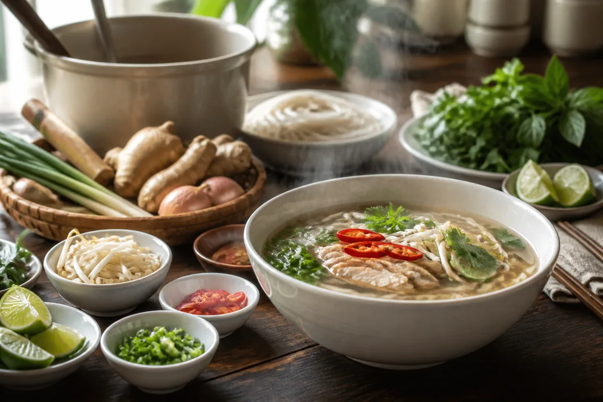 Soupes de nouilles : construire un bouillon